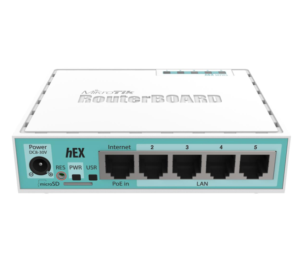 MikroTik hEX RB750Gr3 (1xWAN 4xLAN) PoE in - 731335 - zdjęcie